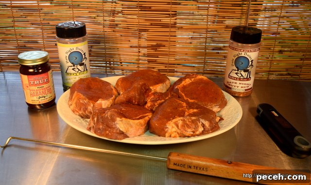 Strawberry Habanero Glazed Loin Chops - Ingredients
