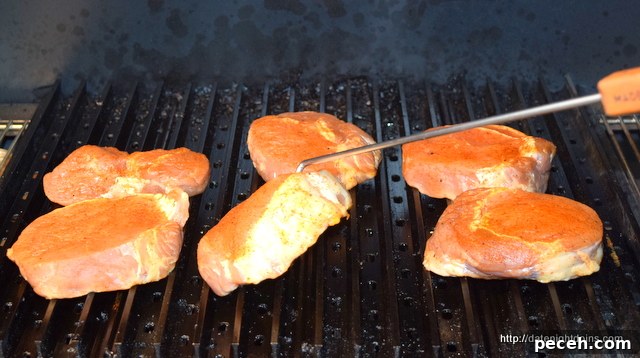 Strawberry Habanero Glazed Loin Chops - Quarter Turn