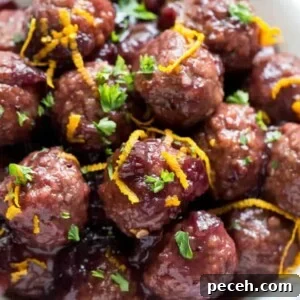 Quick Crowd-Pleasing Party Appetizers for Any Gathering 8 crockpot meatballs with cranberry sauce and orange