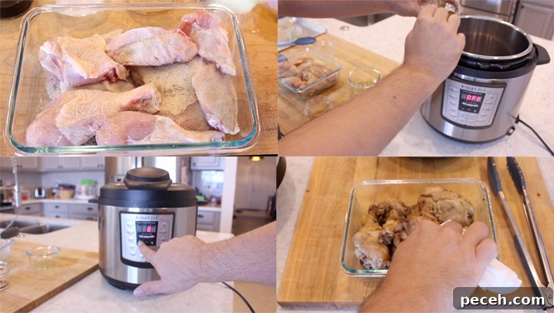 Crispy Instant Pot Chicken Adobo Recipe for Tender, Caramelized Bites 3 The Steps of how to make filipino chicken adobo in the instant pot.