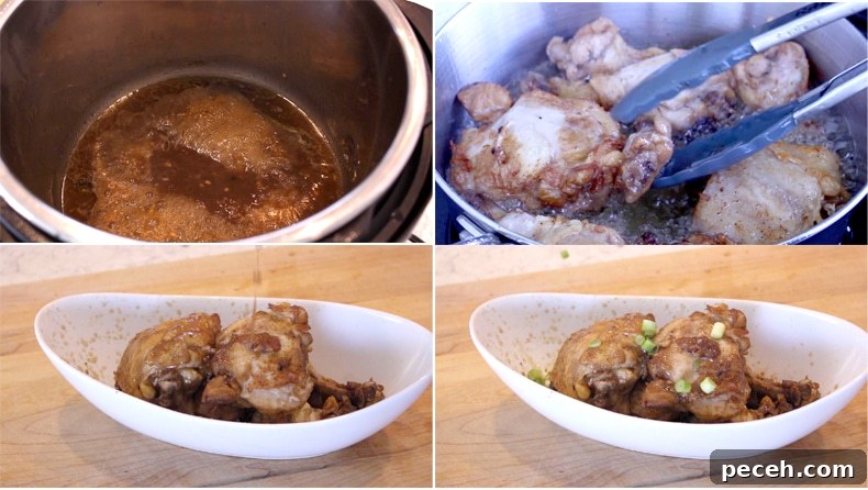 Crispy Instant Pot Chicken Adobo Recipe for Tender, Caramelized Bites 4 How to make instant pot chicken adobo part 2
