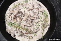 Creamy Mushroom Sauce for Pasta, Steak, and Veggies