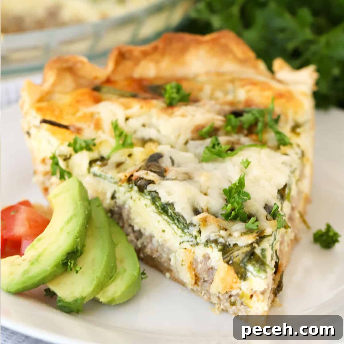 Savory Bacon and Mushroom Quiche Recipe 9 sausage and spinach quiche recipe, easy breakfast idea