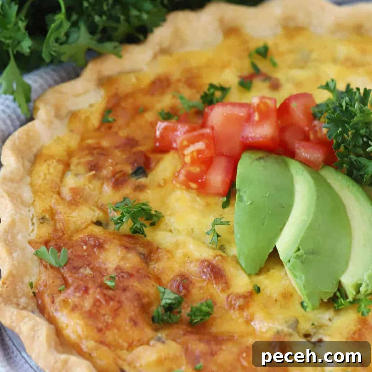 Savory Bacon and Mushroom Quiche Recipe 10 vegetable