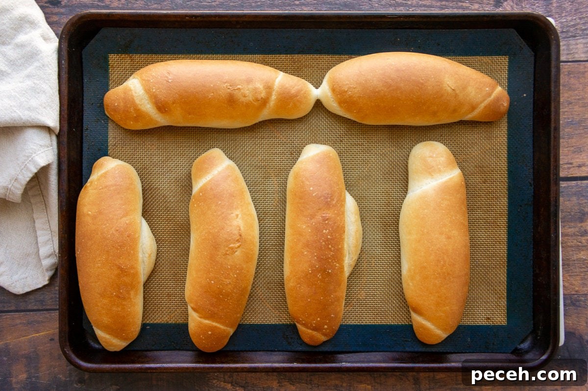 How to Make Soft Homemade Hot Dog Buns 5 a pan of baked hot dog buns