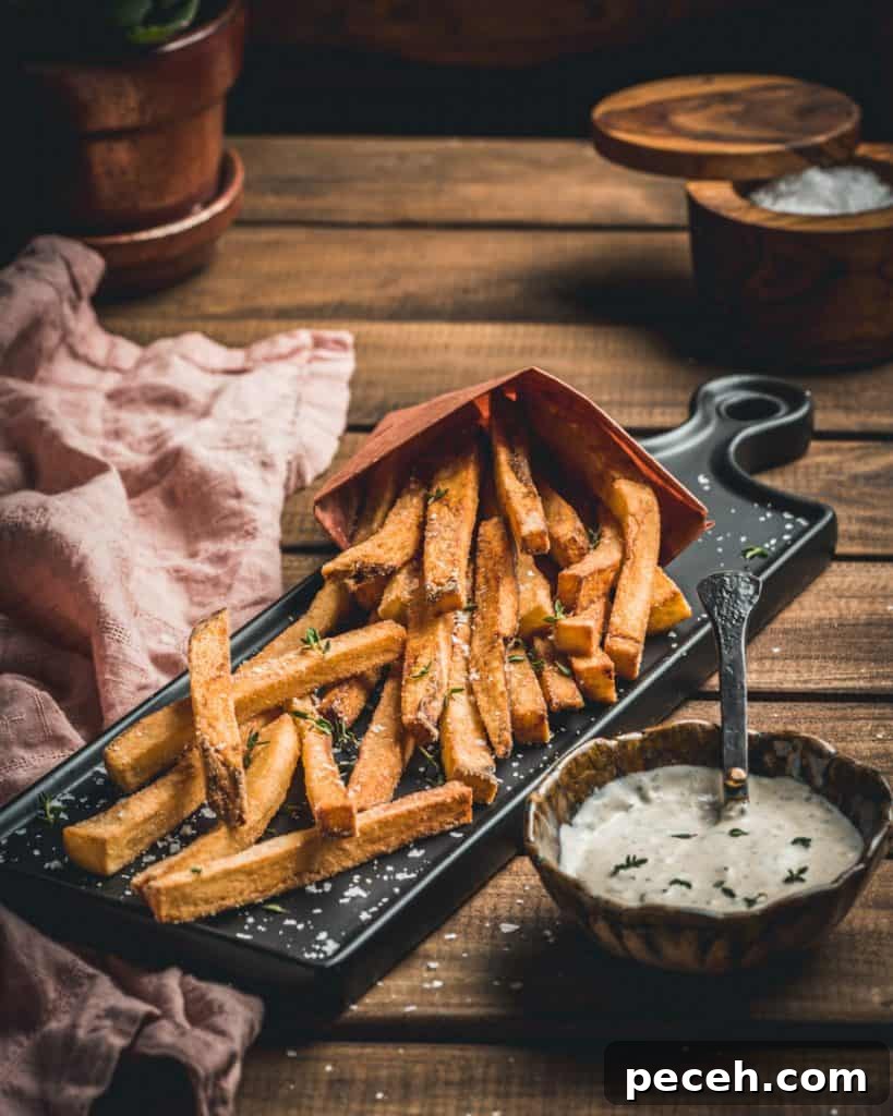 Crispy Garlic Fries You Can Make at Home 3 Homemade Garlic Fries and Lemony Herb Garlic Aioli