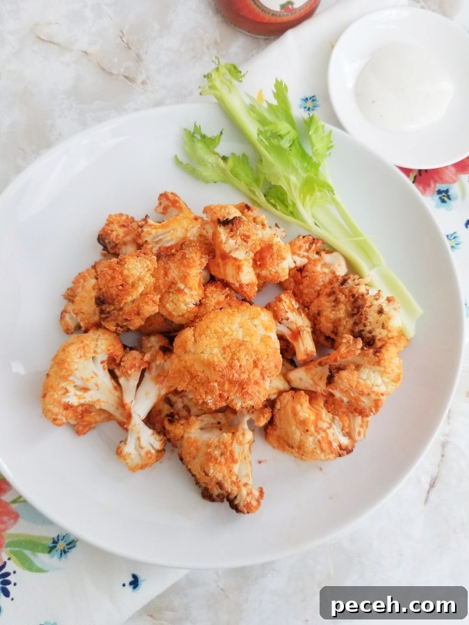 Crispy Air Fryer Buffalo Cauliflower Bites 6 img 2863 5