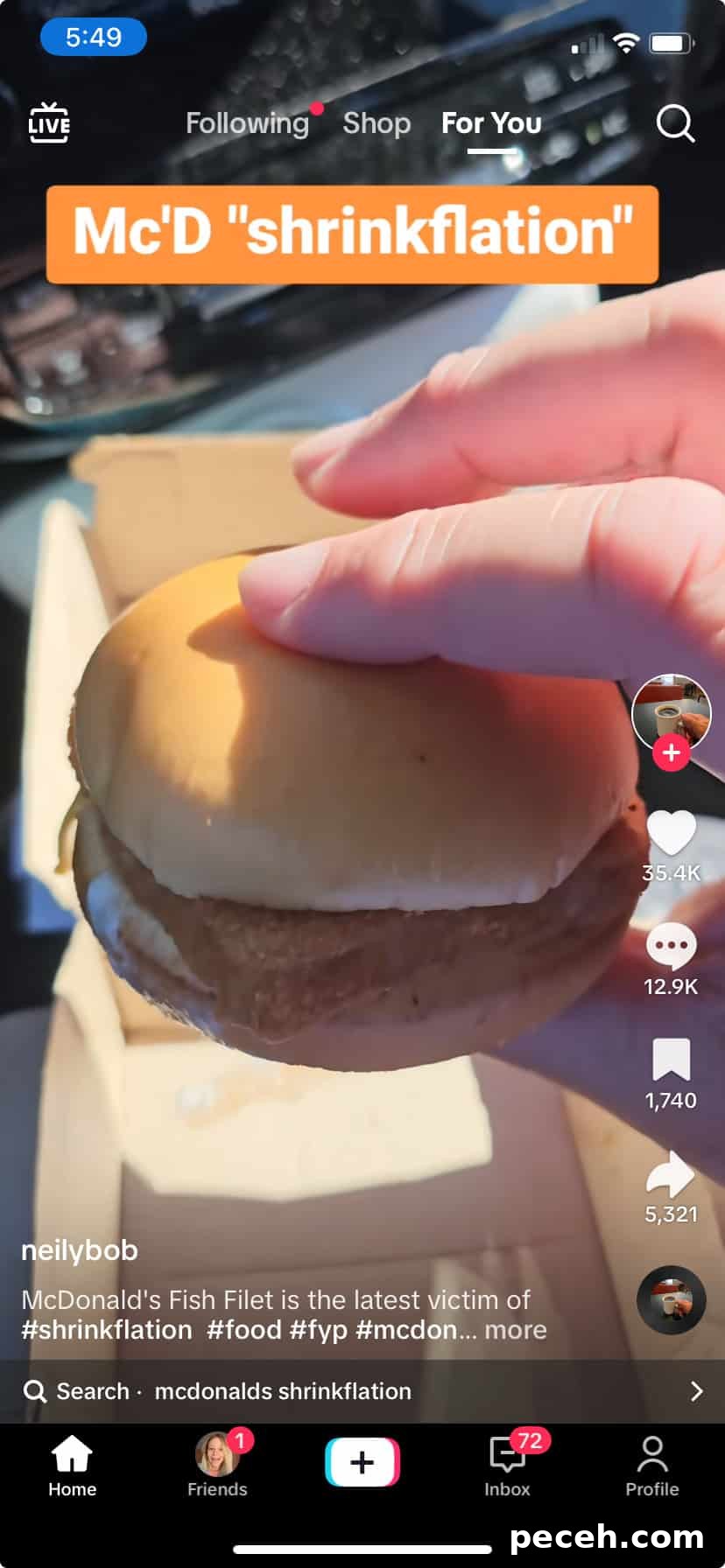 Customers Say McDonald’s Filet-O-Fish Sandwiches Have Shrunk 4 img 309688 3