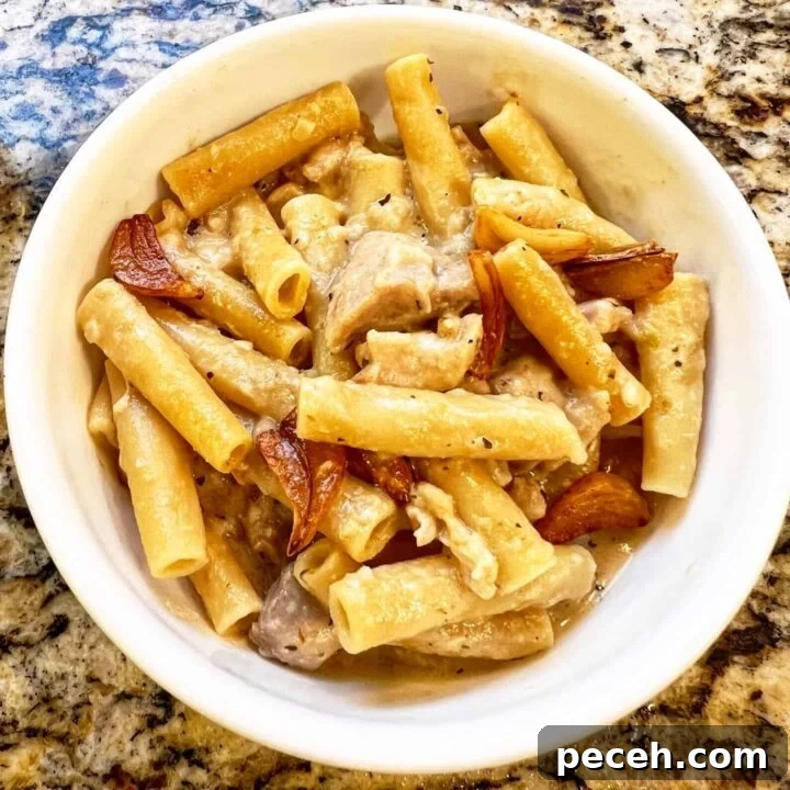 Instant Pot Garlic Chicken Pasta