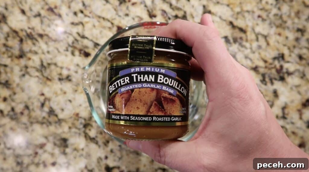 Creamy Garlic Chicken Pasta in the Instant Pot 9 a jar of garlic better than bouillon