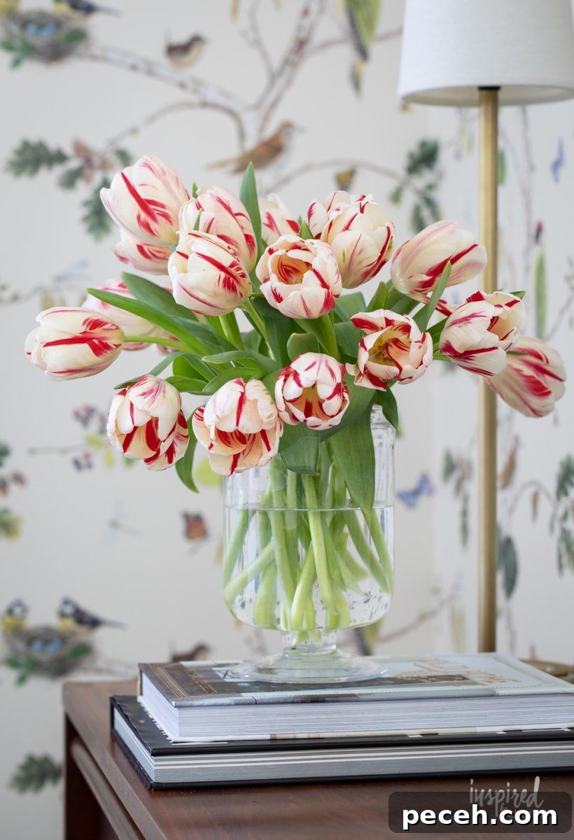 Tulip Arrangement Guide: Creative Tips for Stunning Bouquets 2 vase of tulips