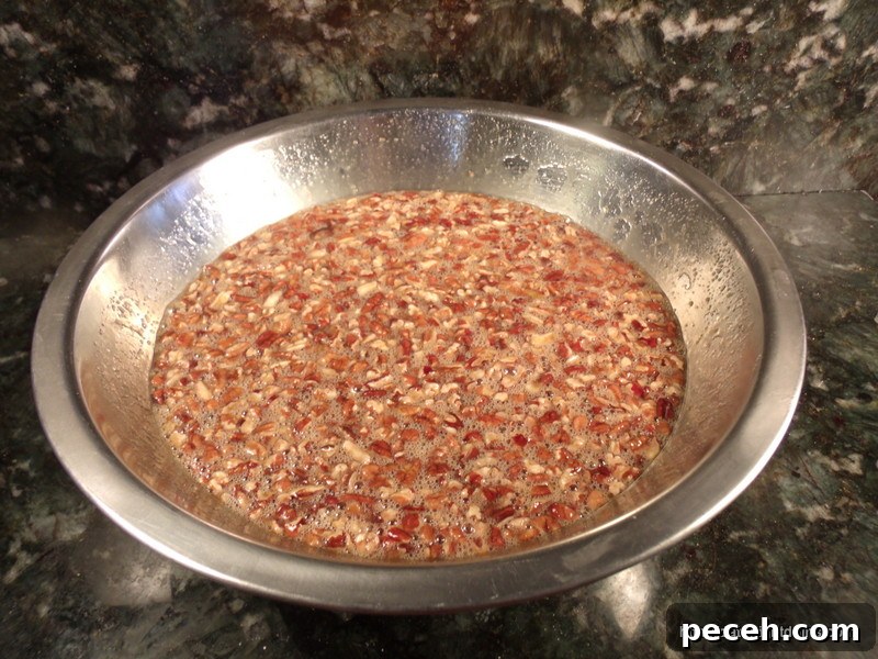 Decadent Chocolate Maple Pecan Pie Recipe 4 In a Bowl Blend Ingredients
