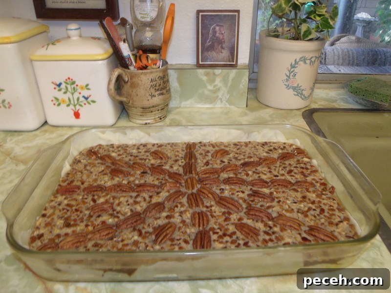 Decadent Chocolate Maple Pecan Pie Recipe 6 Decorate Top with Pecan Halves