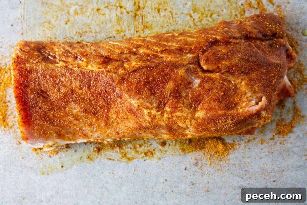 Smoked Pork Loin Recipe for Tender, Flavorful Meat 9 seasoning on pork loin